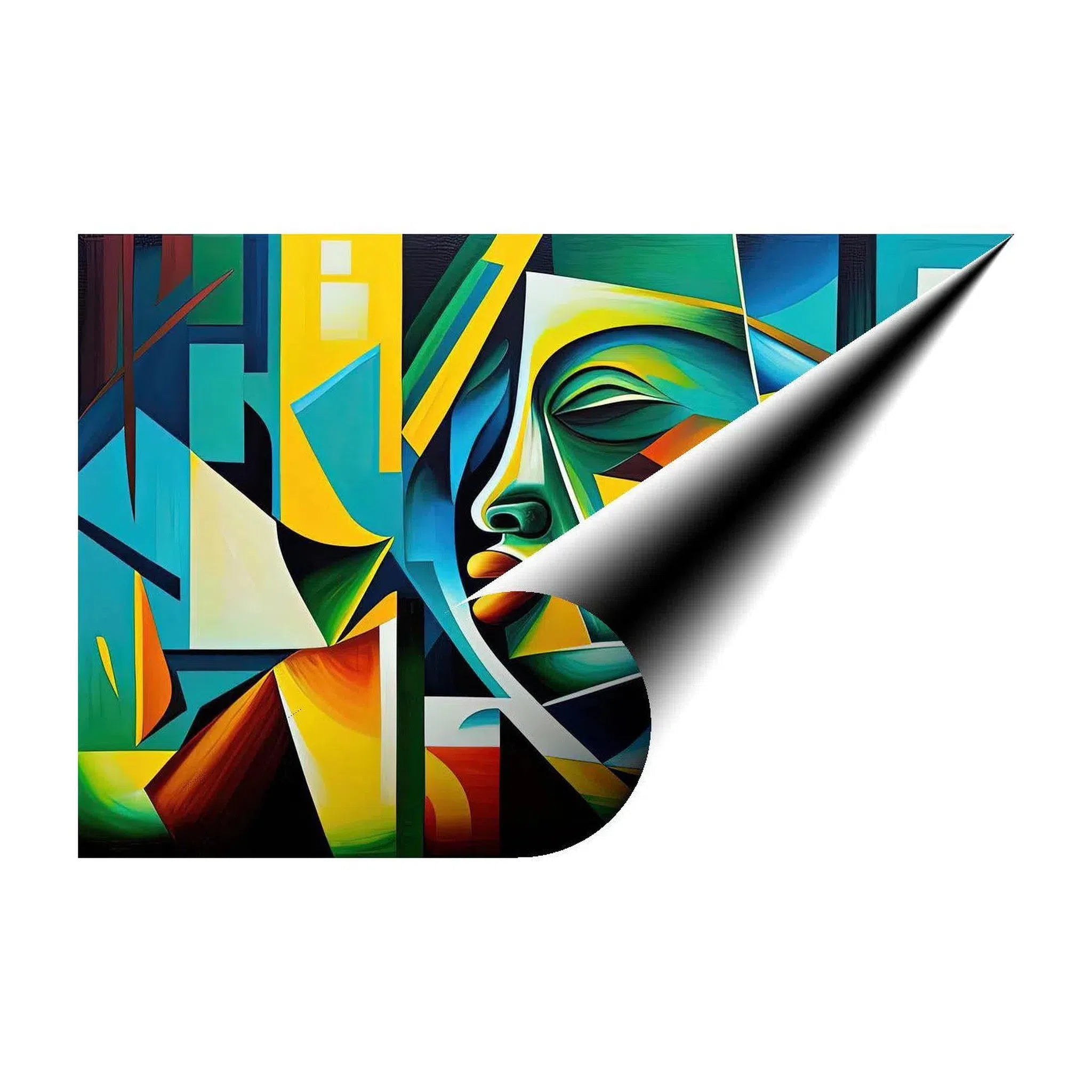 Appearance, Abstract Art Print 32540 Giclée Rolled Canvas Print Visual Wall Art