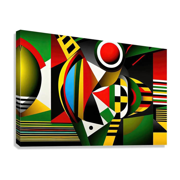 Armour, Abstract Art Print 32835 Giclée Stretched Canvas Print Visual Wall Art