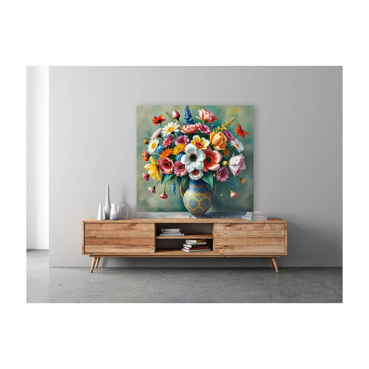 Assorted Blooming Flowers Still Life Print-11900 Visual Wall Art