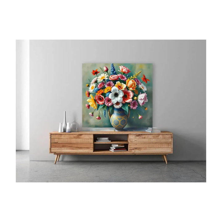 Assorted Blooming Flowers Still Life Print 11900 Visual Wall Art