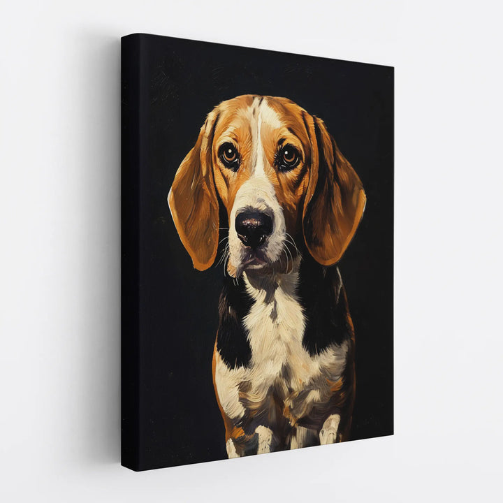 Attentive Beagle Giclée Print 456002 Visual Wall Art AR3:4V-AR4:5V Giclée Print