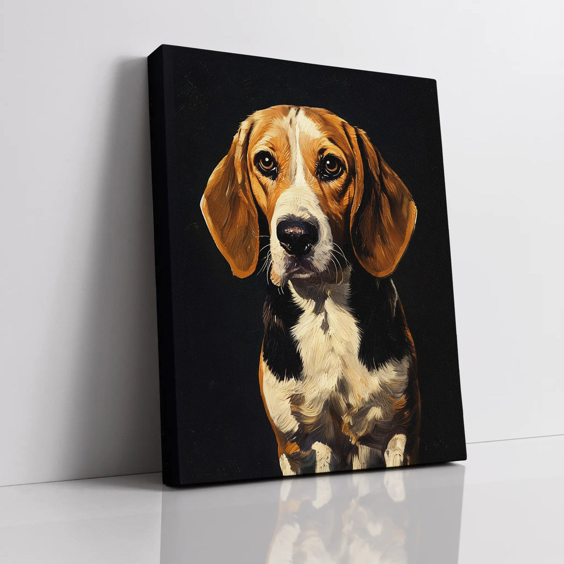 Attentive Beagle Giclée Print 456002 Visual Wall Art AR3:4V-AR4:5V Giclée Print