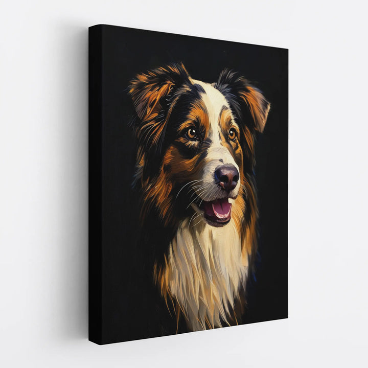 Australian Shepherd Artistic Aussie Giclée Print 456003 Visual Wall Art AR3:4V-AR4:5V Giclée Print