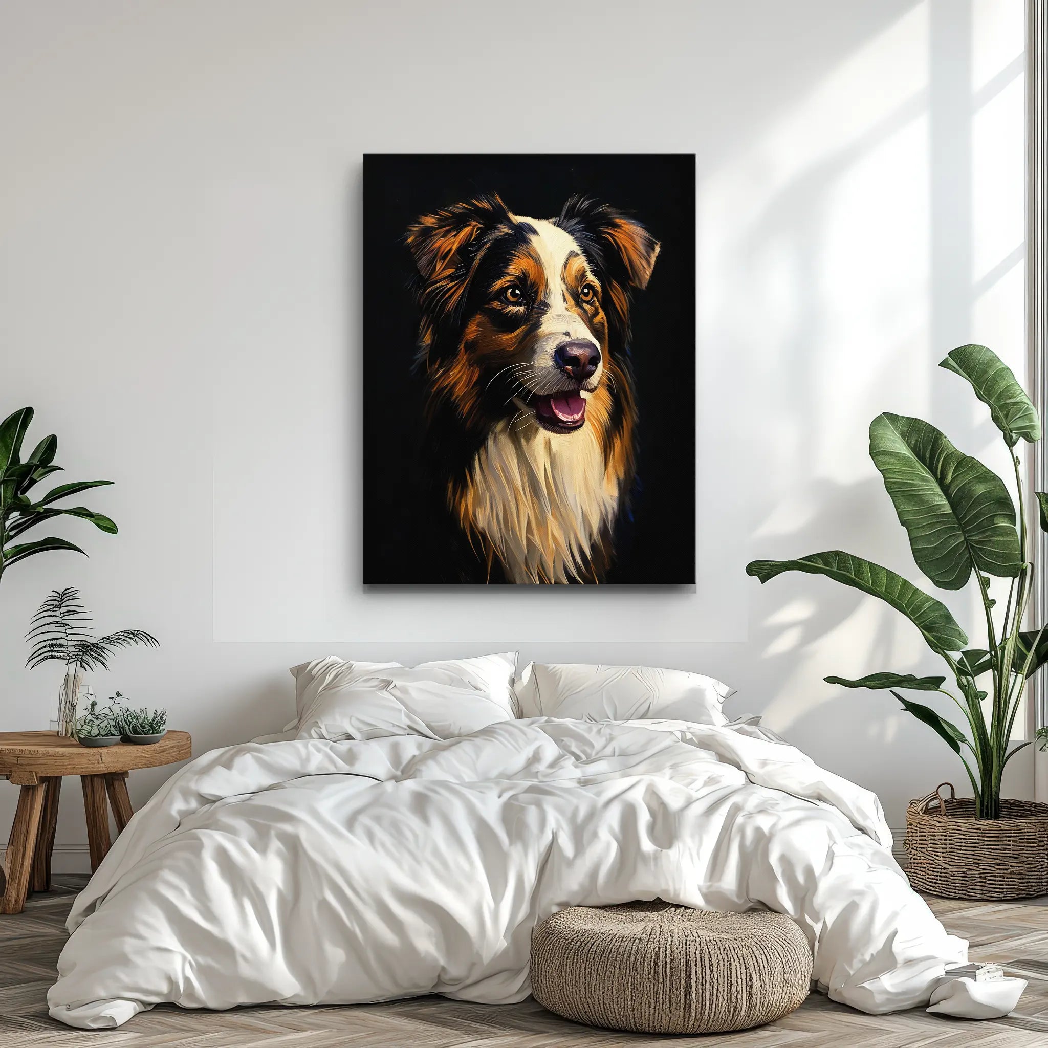 Australian Shepherd Artistic Aussie Giclée Print 456003 Visual Wall Art AR3:4V-AR4:5V Giclée Print