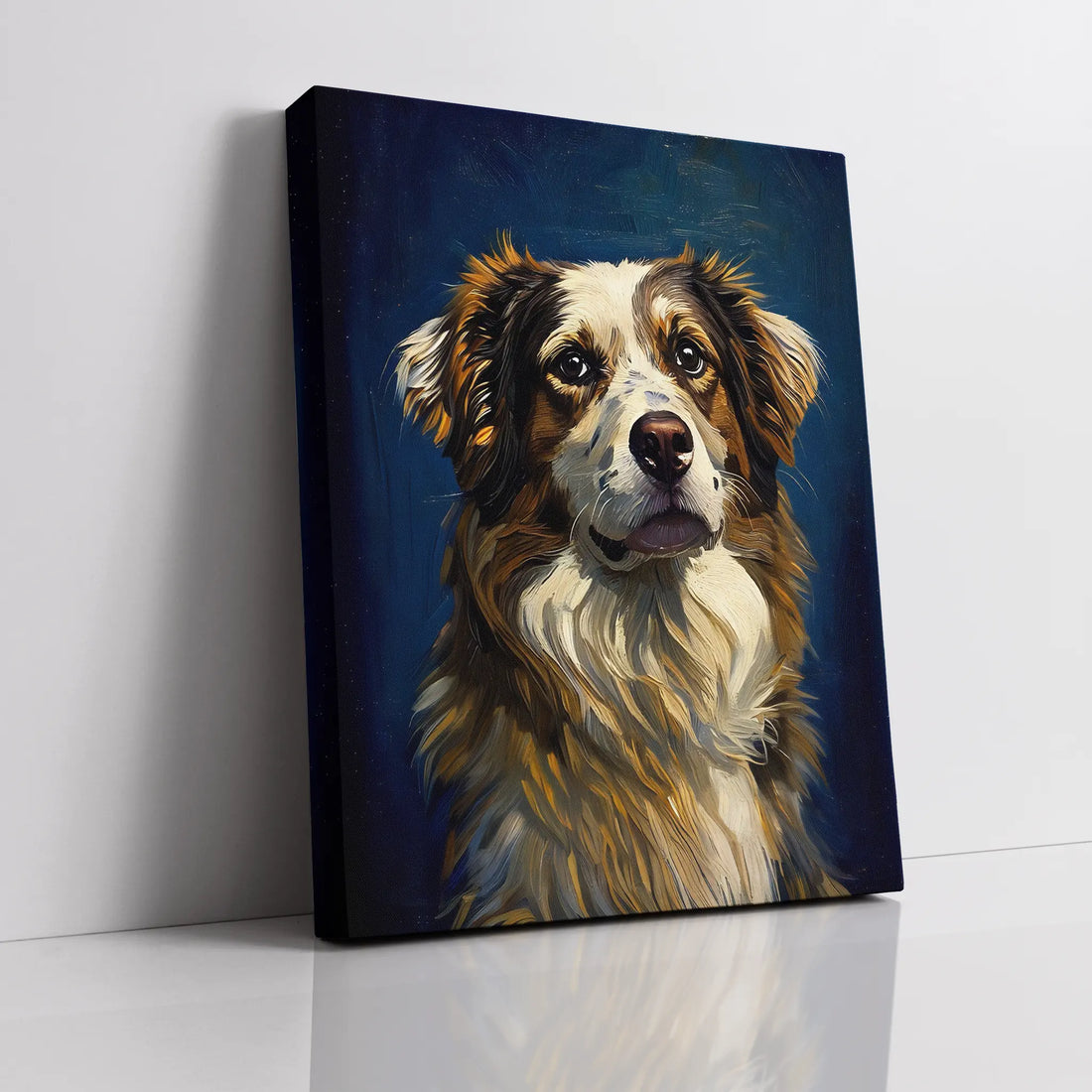 Australian Shepherd Gentle Aussie Gaze Giclée Print 456004 Visual Wall Art AR3:4V-AR4:5V Giclée Print