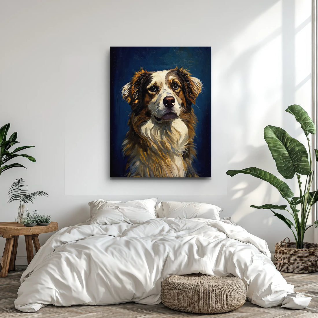 Australian Shepherd Gentle Aussie Gaze Giclée Print 456004 Visual Wall Art AR3:4V-AR4:5V Giclée Print