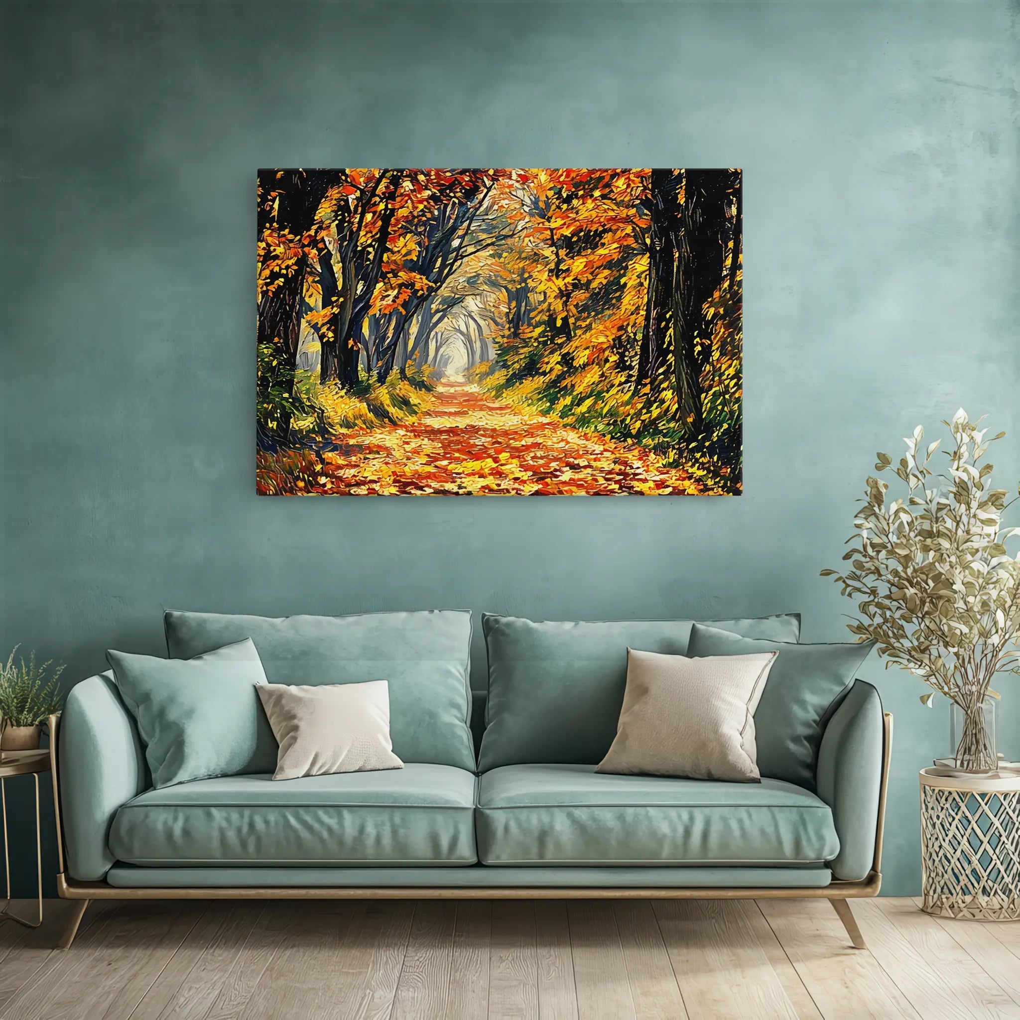 Autumn Forest Path Giclée Print 323001 Visual Wall Art AR3:2H Giclée Print