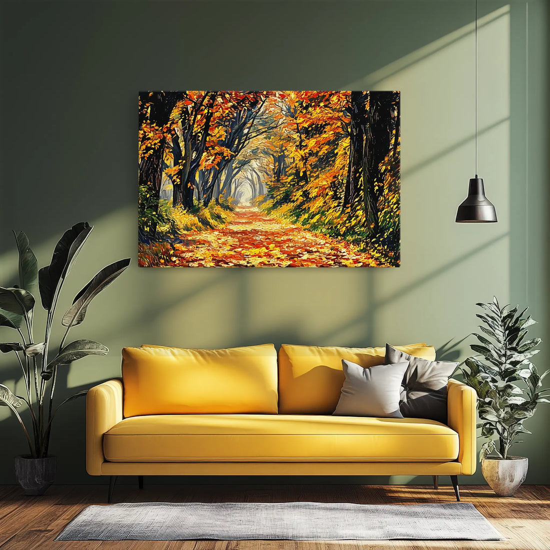 Autumn Forest Path Giclée Print 323001 Visual Wall Art AR3:2H Giclée Print