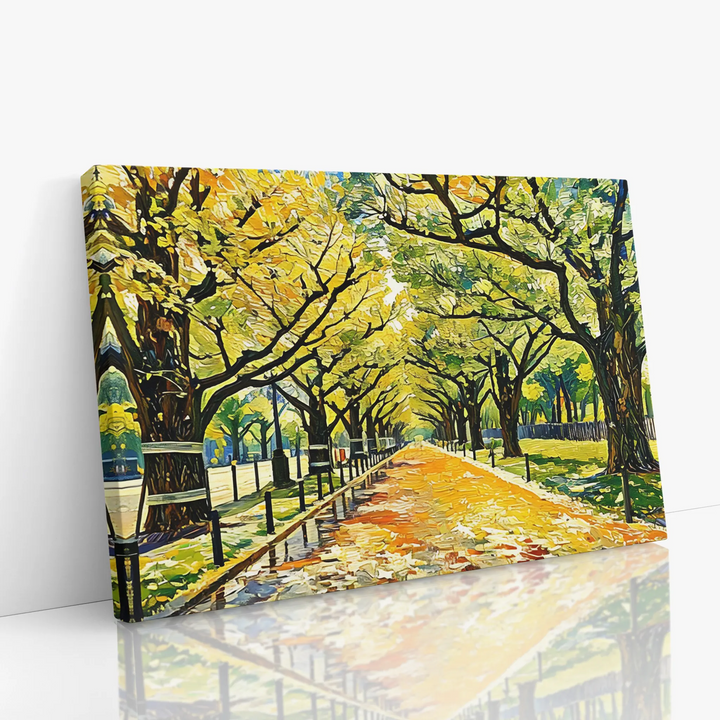 Autumn Tree-Lined Avenue Giclée Print 323002 Visual Wall Art AR3:2H Giclée Print