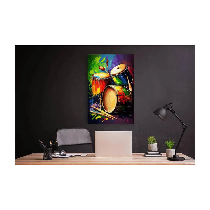 Babylon Drums, Percussion Art Print 23701 Visual Wall Art