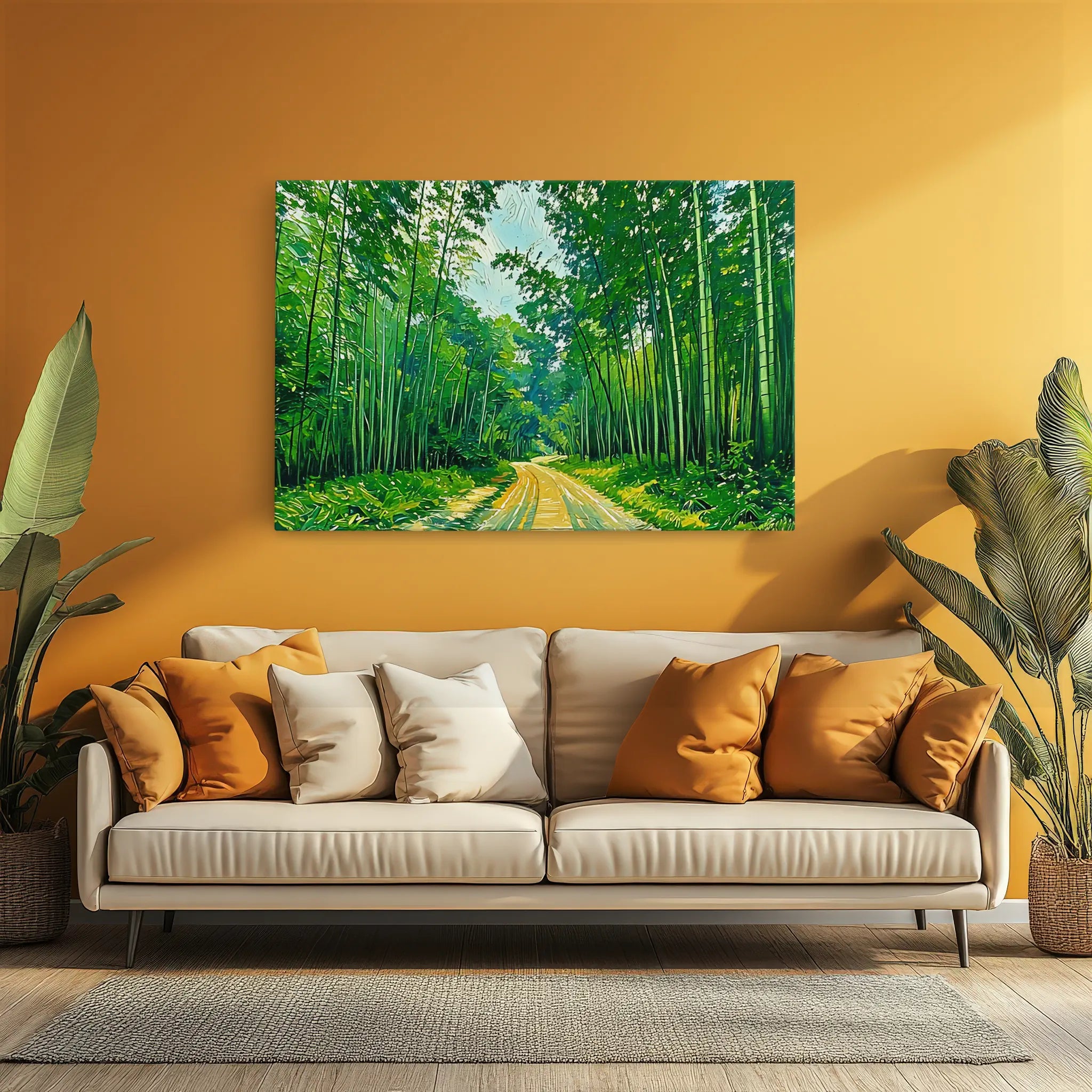 Bamboo Forest Path Giclée Print 323004 Visual Wall Art AR3:2H Giclée Print