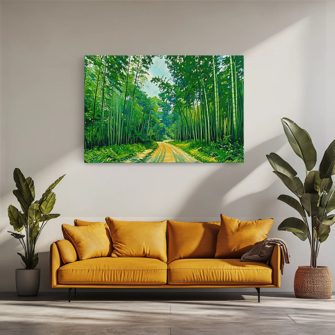 Bamboo Forest Path Giclée Print 323004 Visual Wall Art AR3:2H Giclée Print