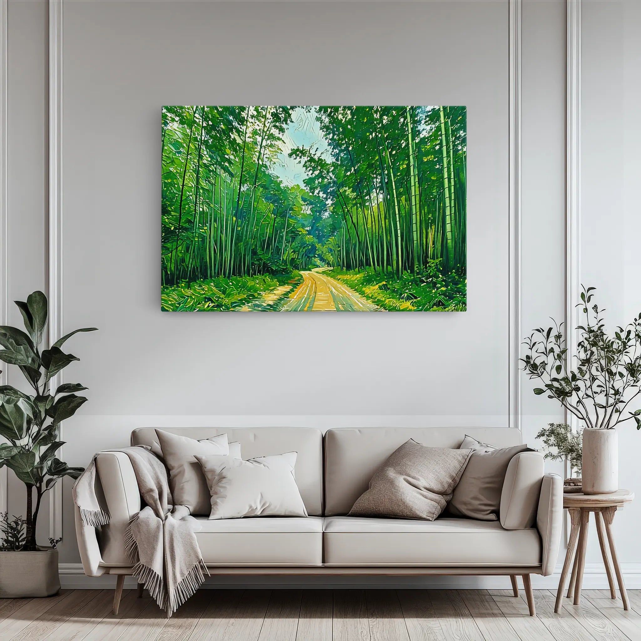 Bamboo Forest Path Giclée Print 323004 Visual Wall Art AR3:2H Giclée Print