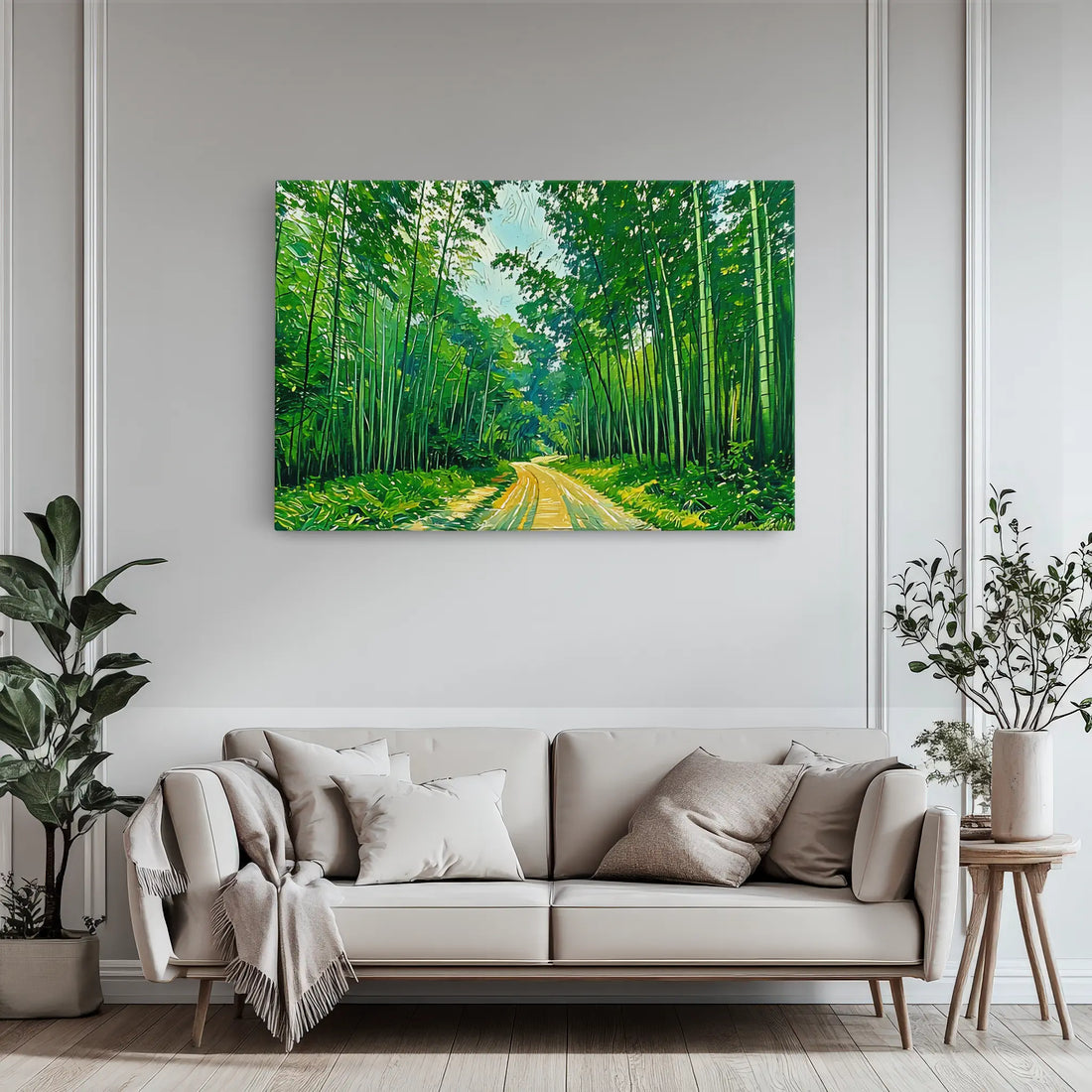 Bamboo Forest Path Giclée Print 323004 Visual Wall Art AR3:2H Giclée Print