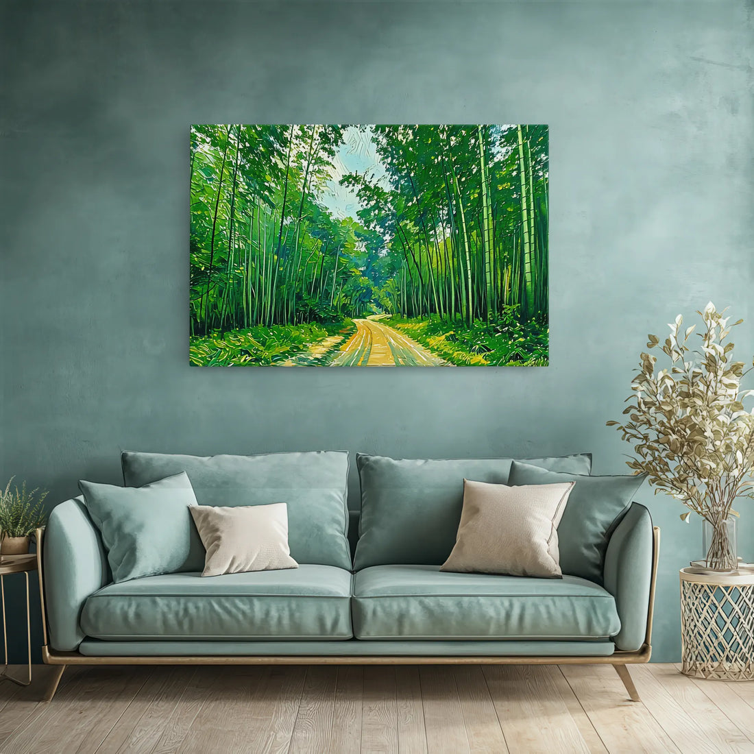 Bamboo Forest Path Giclée Print 323004 Visual Wall Art AR3:2H Giclée Print