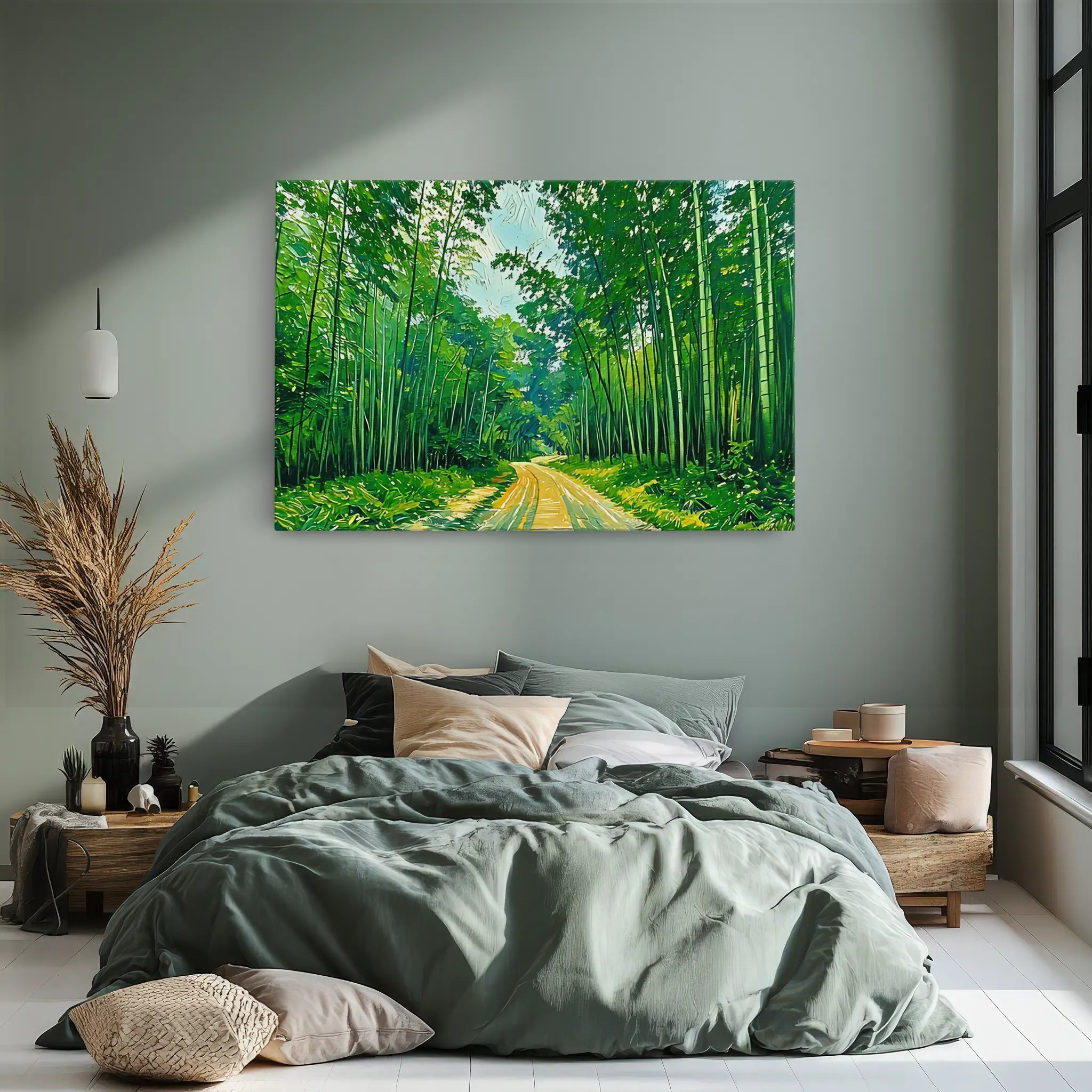 Bamboo Forest Path Giclée Print 323004 Visual Wall Art AR3:2H Giclée Print