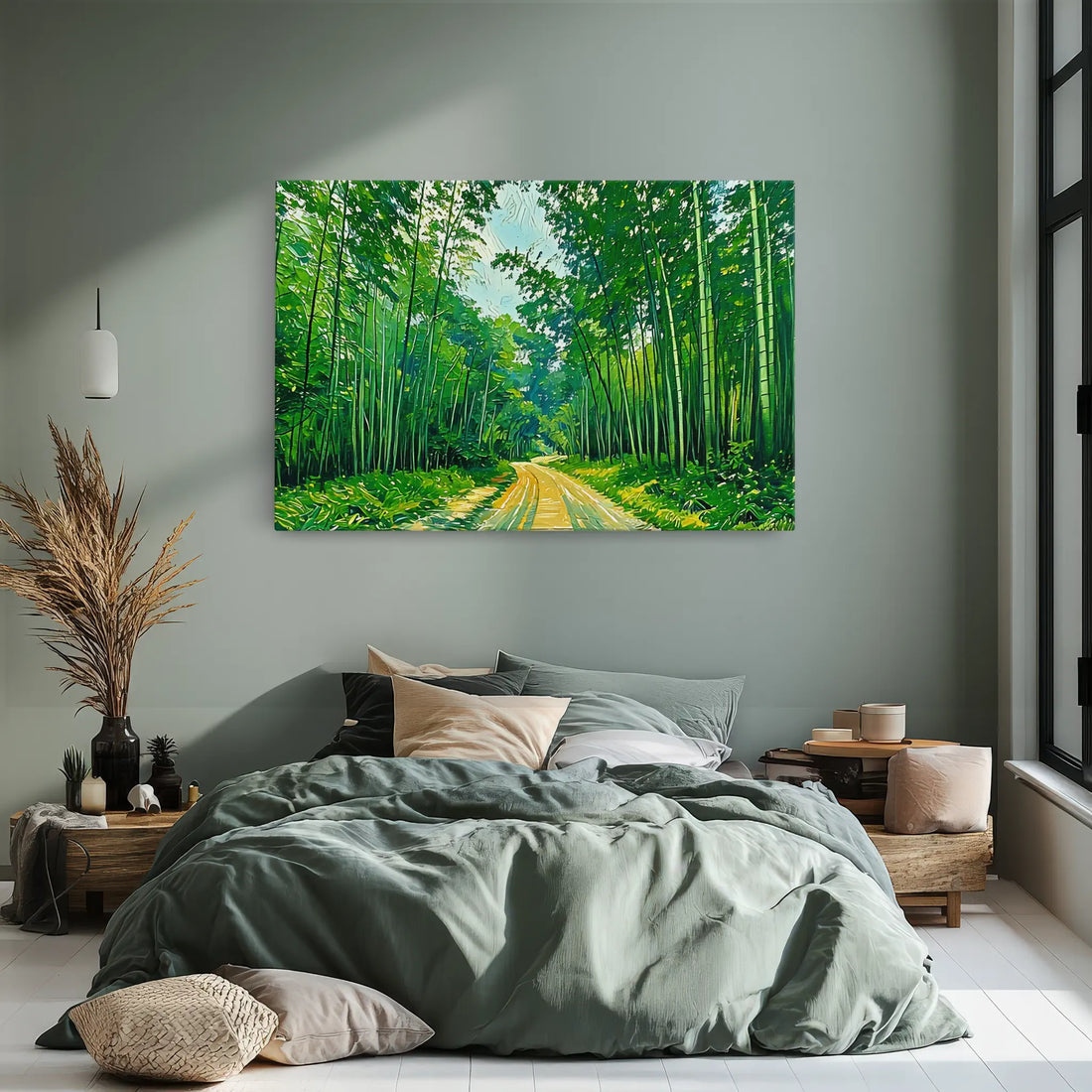 Bamboo Forest Path Giclée Print 323004 Visual Wall Art AR3:2H Giclée Print