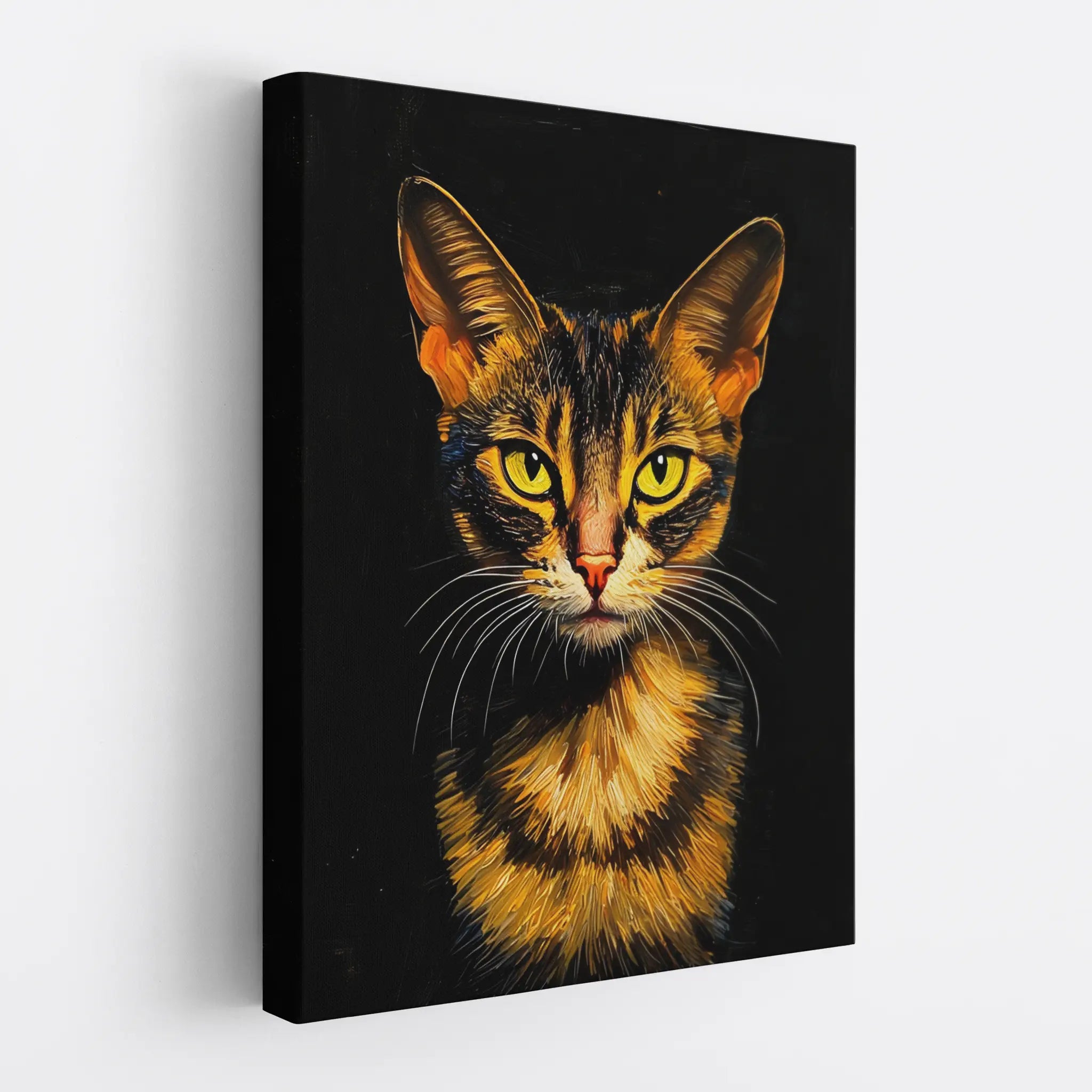 Bengal Cat Fierce Feline Stare Giclée Print 456006 Visual Wall Art AR3:4V-AR4:5V Giclée Print