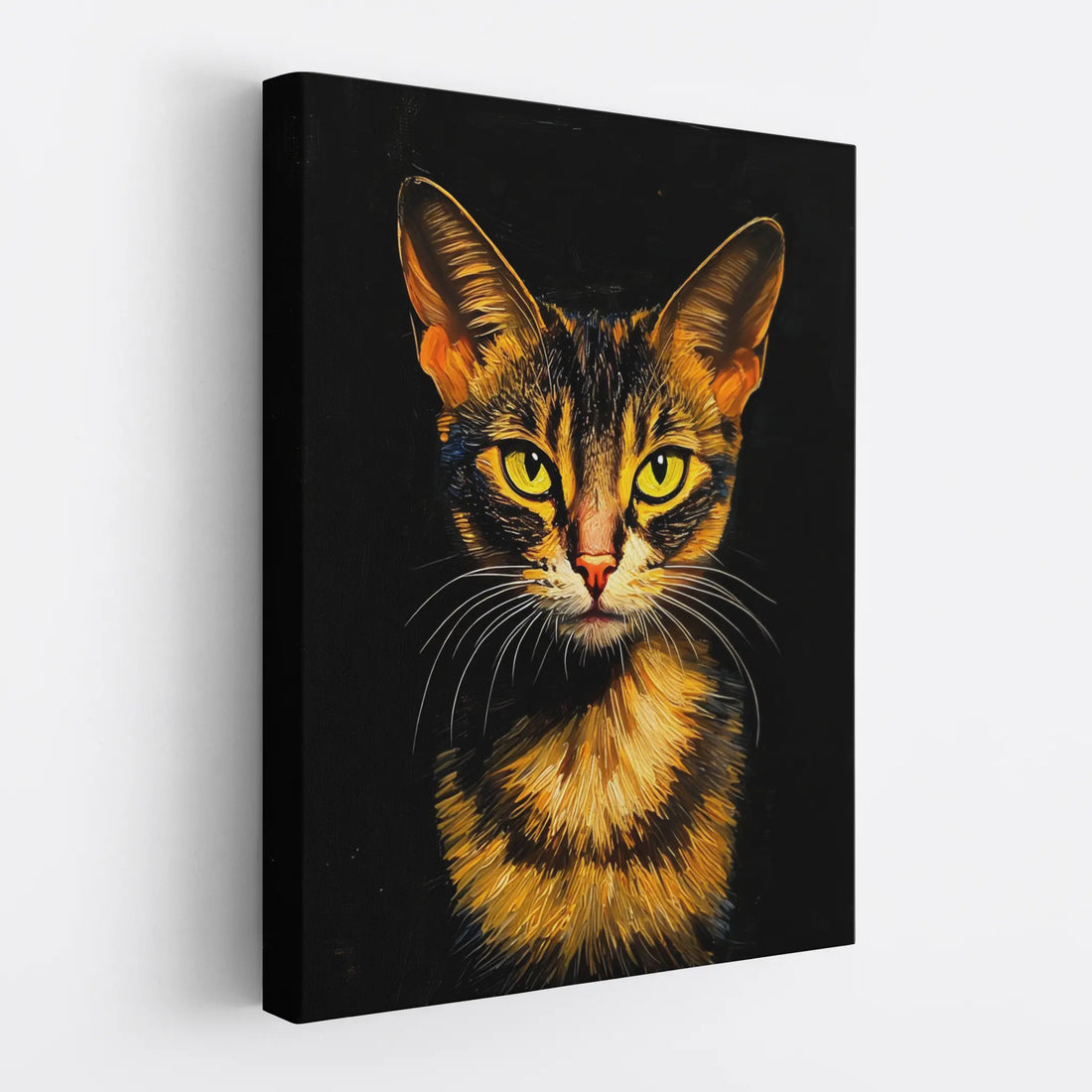 Bengal Cat Fierce Feline Stare Giclée Print 456006 Visual Wall Art AR3:4V-AR4:5V Giclée Print