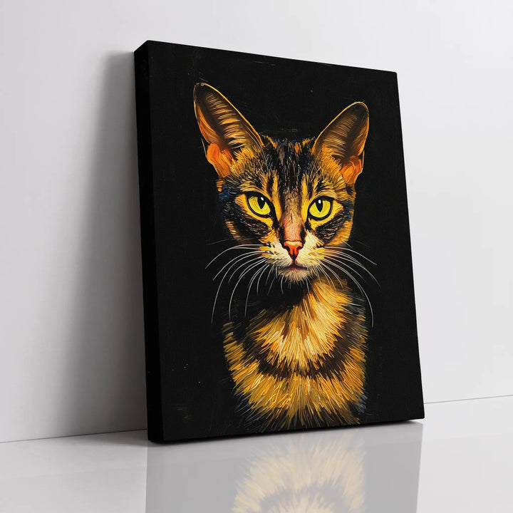 Bengal Cat Fierce Feline Stare Giclée Print 456006 Visual Wall Art AR3:4V-AR4:5V Giclée Print