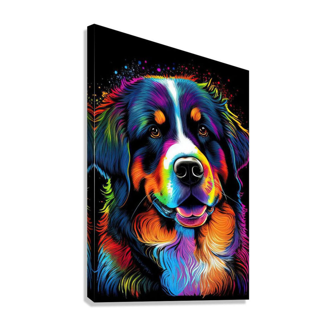 Bernese Mountain Dog , Paw And Claws, Pet Portrait Print 23700 Giclée Stretched Canvas Print Visual Wall Art