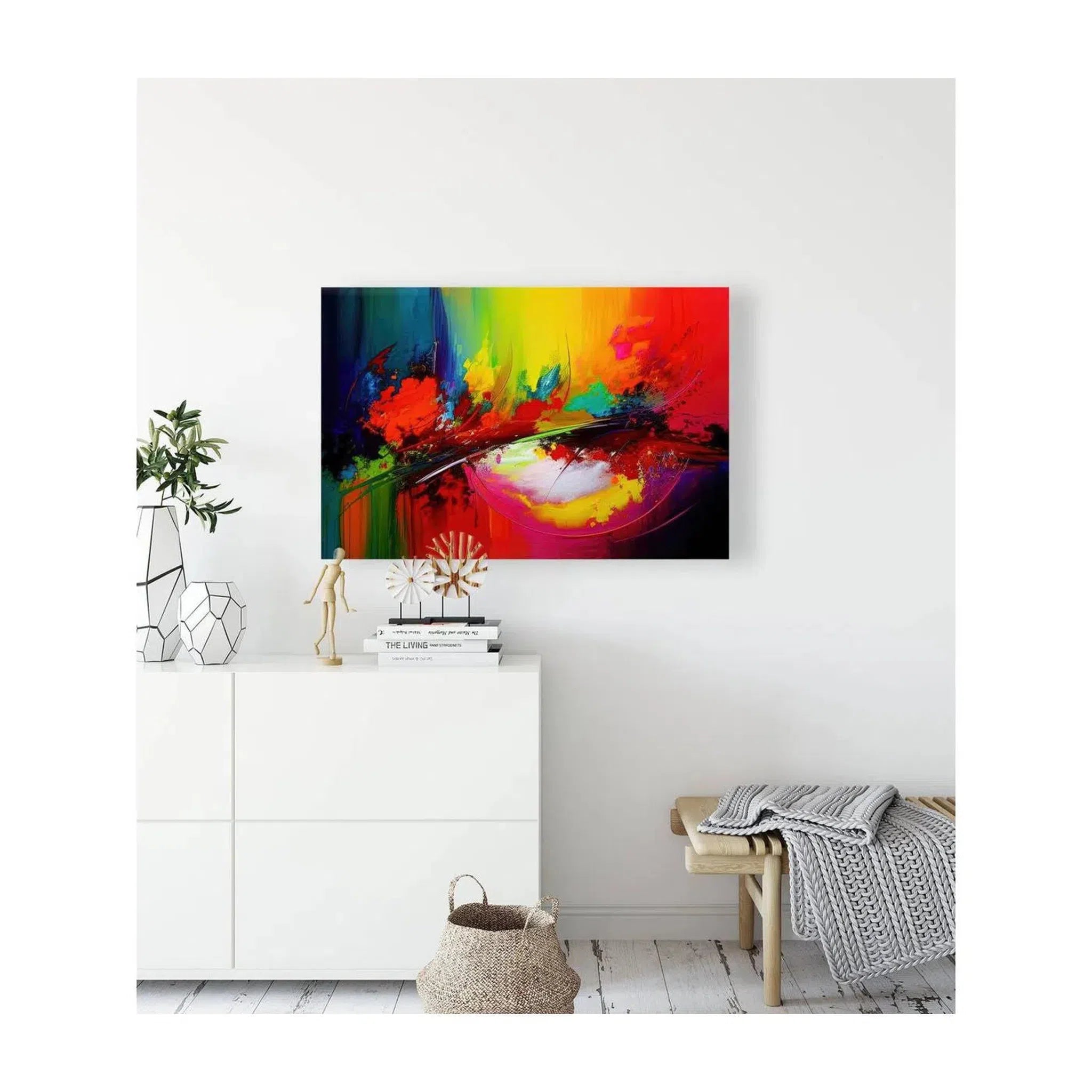 Besprinkle Abstract Splatter Art Print 32519 Visual Wall Art