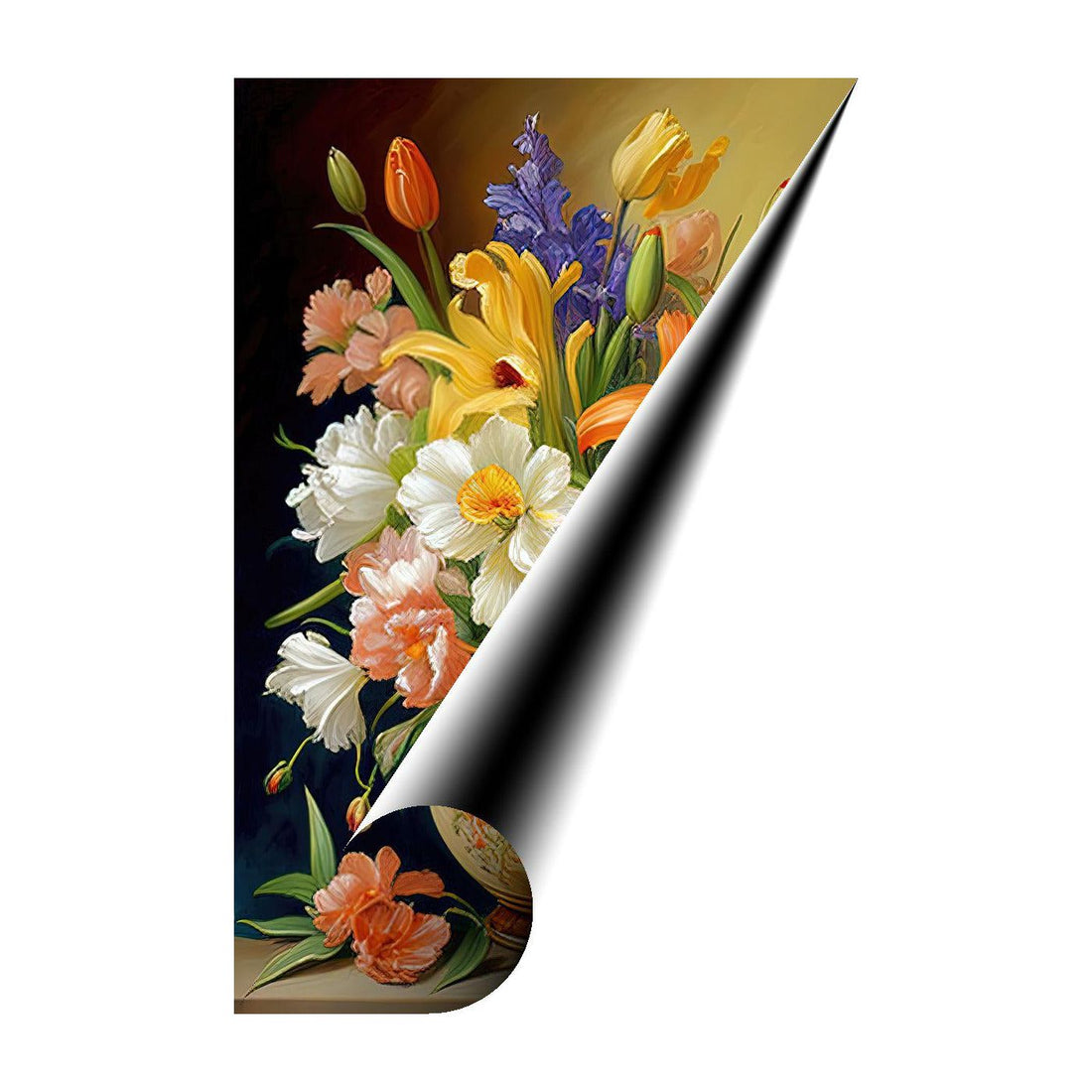 Blossom Flowers, Still Life Nature Art Print 23602 Giclee Rolled Canvas Print Visual Wall Art