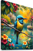 Turquoise Browed Motmot, Bird Art Print 34230 Giclée Stretched Canvas Print Visual Wall Art