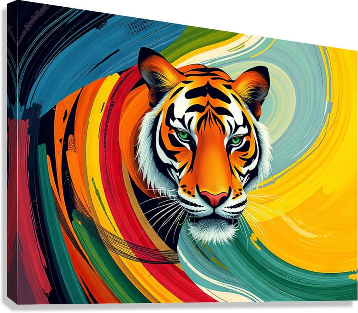 Dynalic Swirls Tiger Giclee Print 43131 Pictorem.com