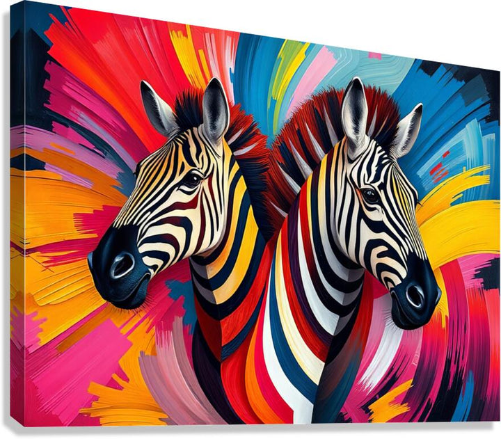 Abstract Zebras Giclee Print 43144 Pictorem.com