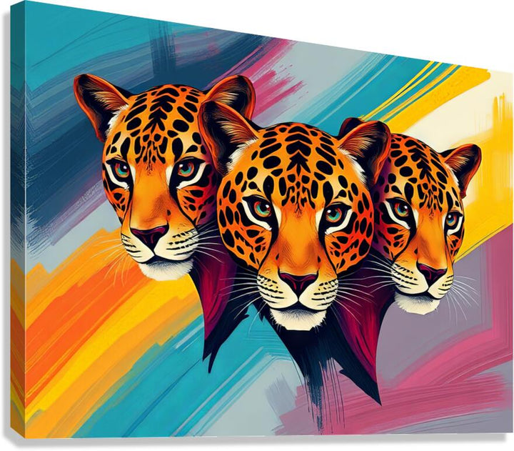 A Trio Of Jaguars Giclee Print 43124 Pictorem.com