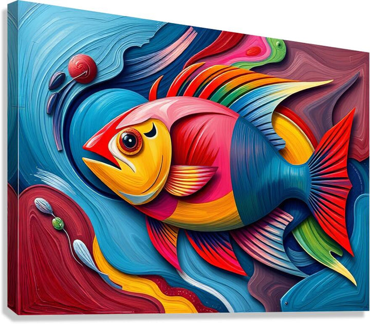 Rainbow Fish Giclee Print 43401 Pictorem.com