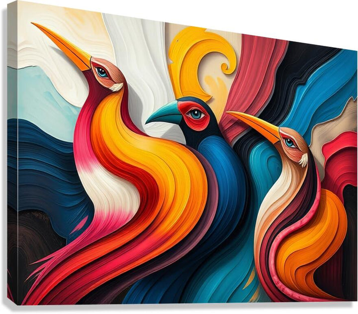 Pointed Beaks Birds Giclee Print 43705 Pictorem.com