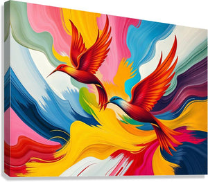 Flying Hummingbirds Giclee Print 43700 Pictorem.com