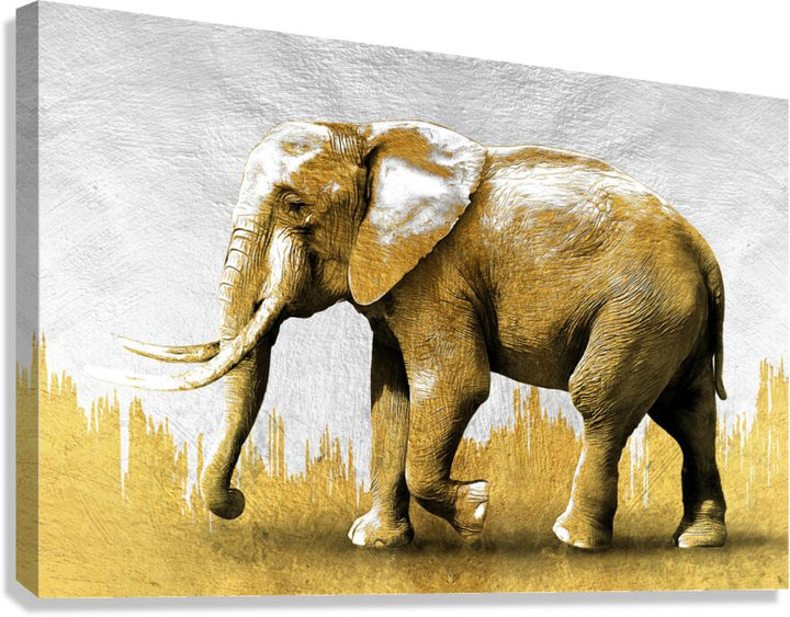 Elephant Gold Giclee Print 32902 Pictorem.com