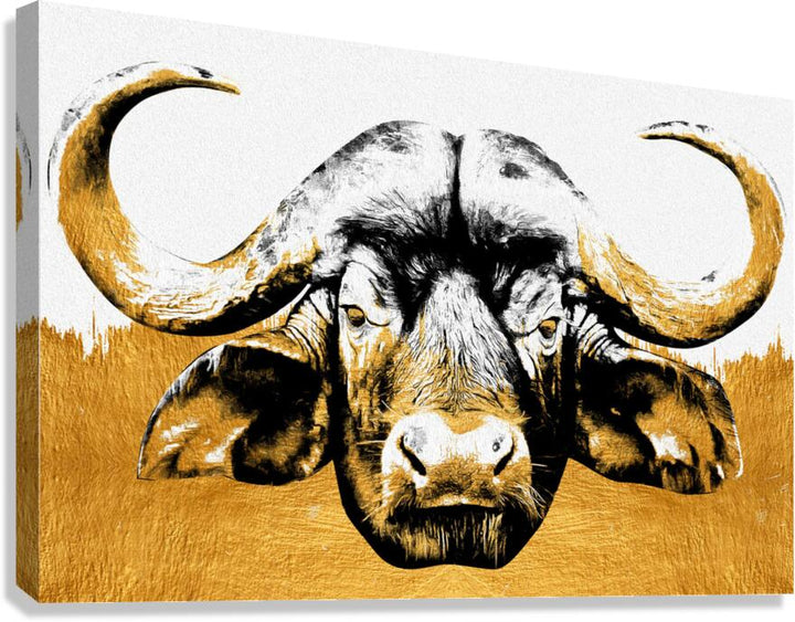 Bull Gold Giclee Print 32906 Pictorem.com