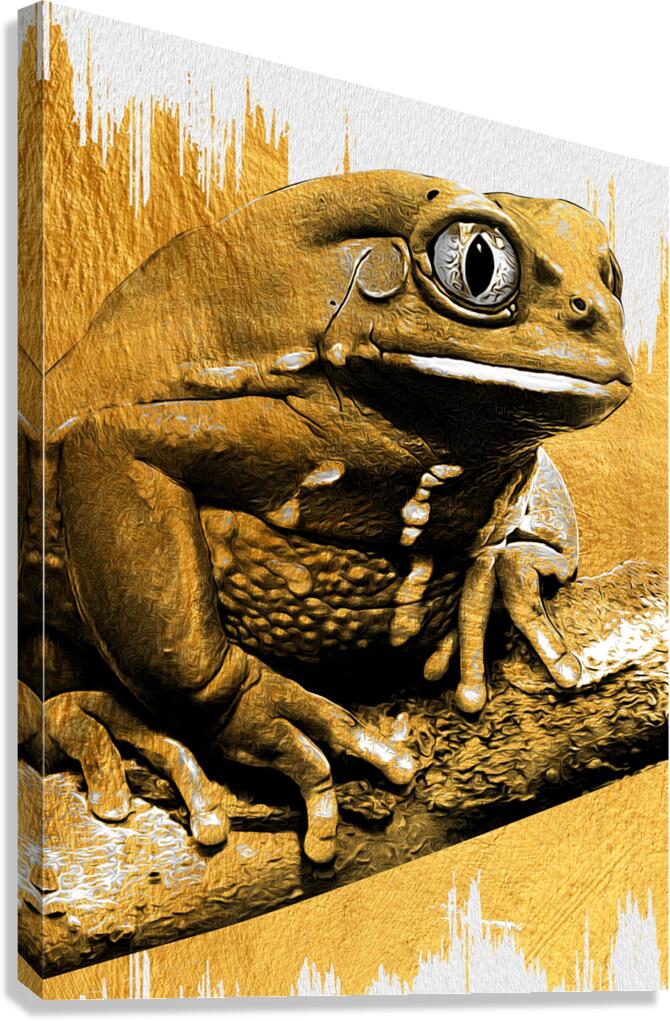 Frog Gold Giclee Print 34912 Pictorem.com