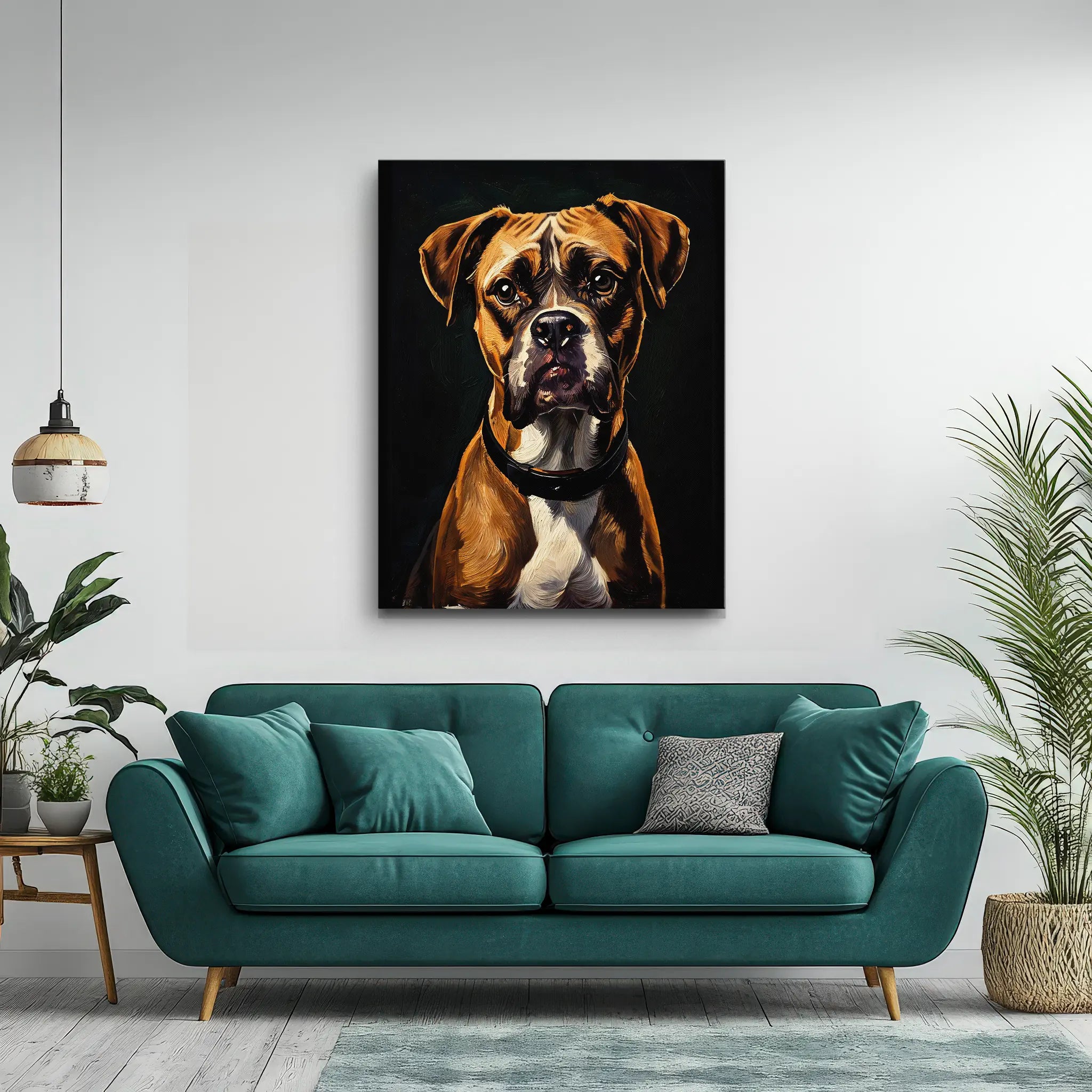 Boxer's Gaze Giclée Print 456009 Visual Wall Art AR3:4V-AR4:5V Giclée Print