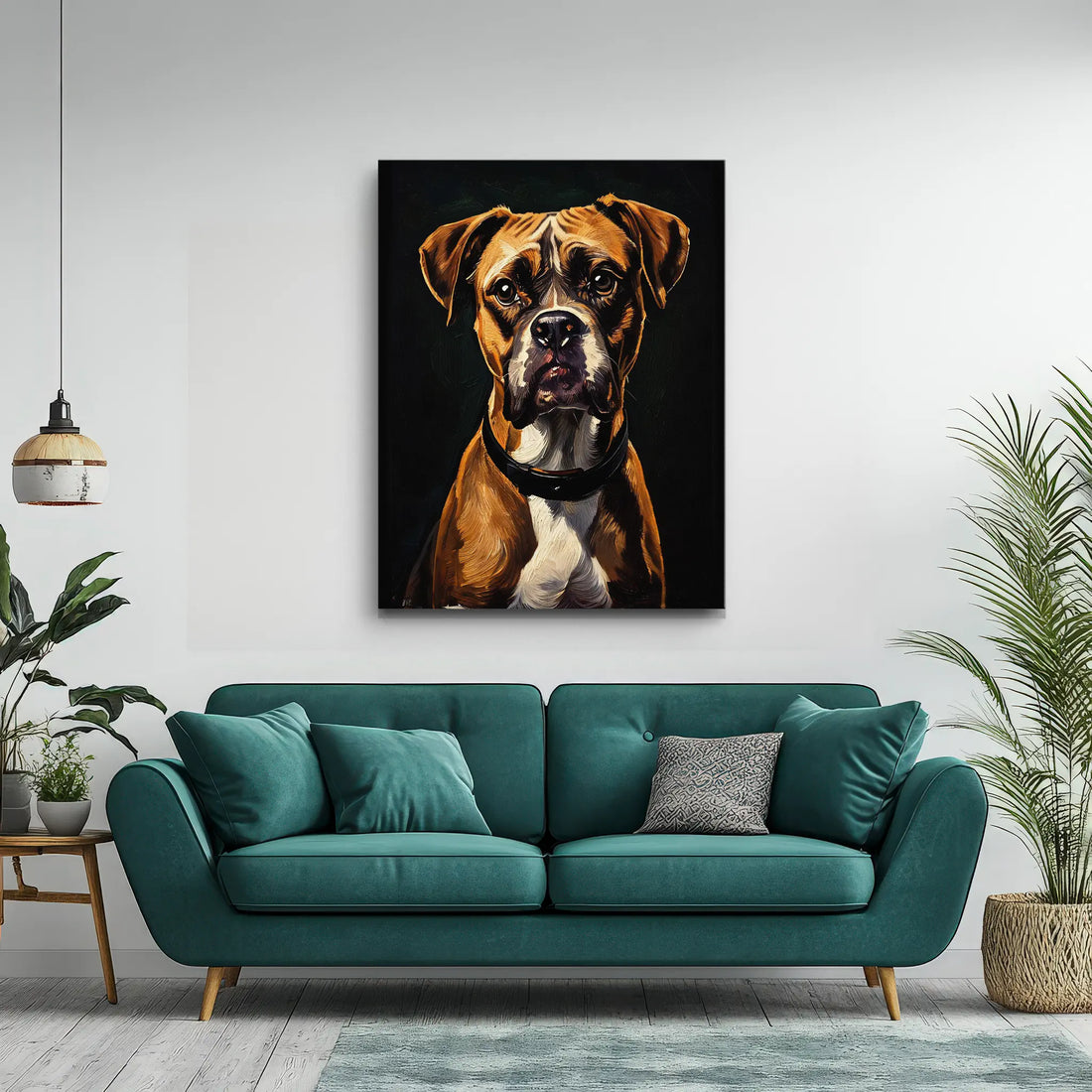 Boxer's Gaze Giclée Print 456009 Visual Wall Art AR3:4V-AR4:5V Giclée Print