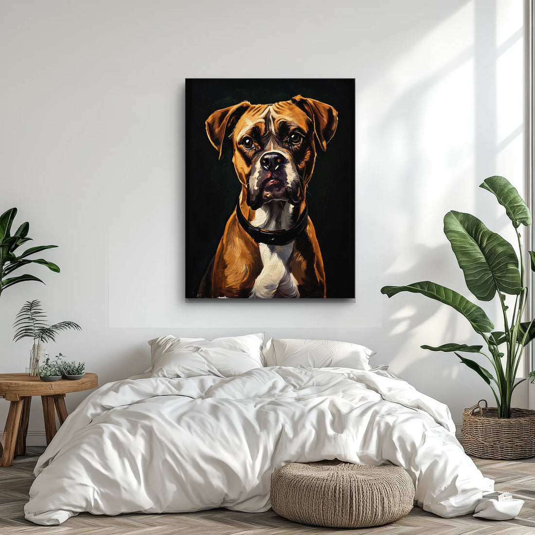 Boxer's Gaze Giclée Print 456009 Visual Wall Art AR3:4V-AR4:5V Giclée Print