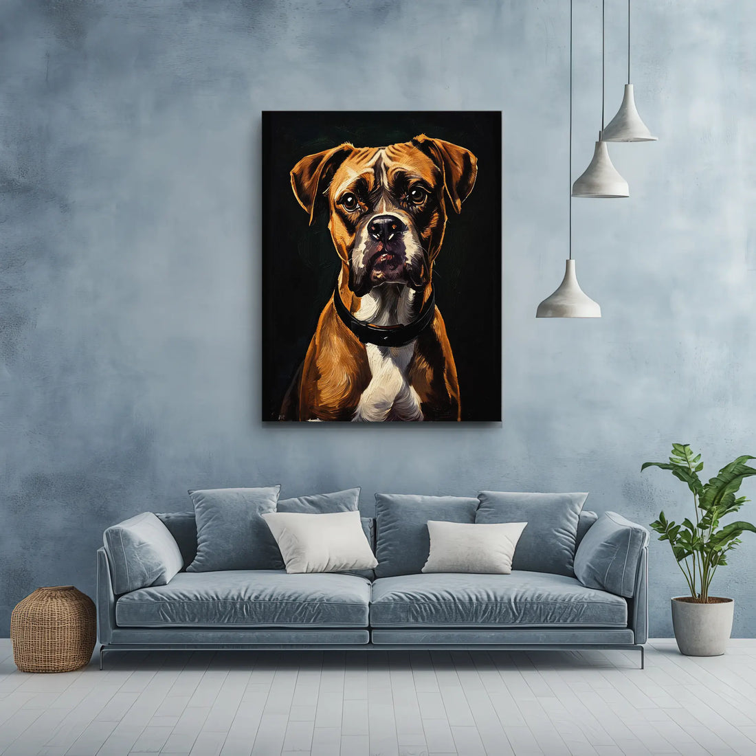 Boxer's Gaze Giclée Print 456009 Visual Wall Art AR3:4V-AR4:5V Giclée Print