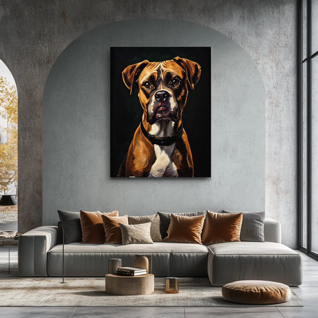 Boxer's Gaze Giclée Print 456009 Visual Wall Art AR3:4V-AR4:5V Giclée Print