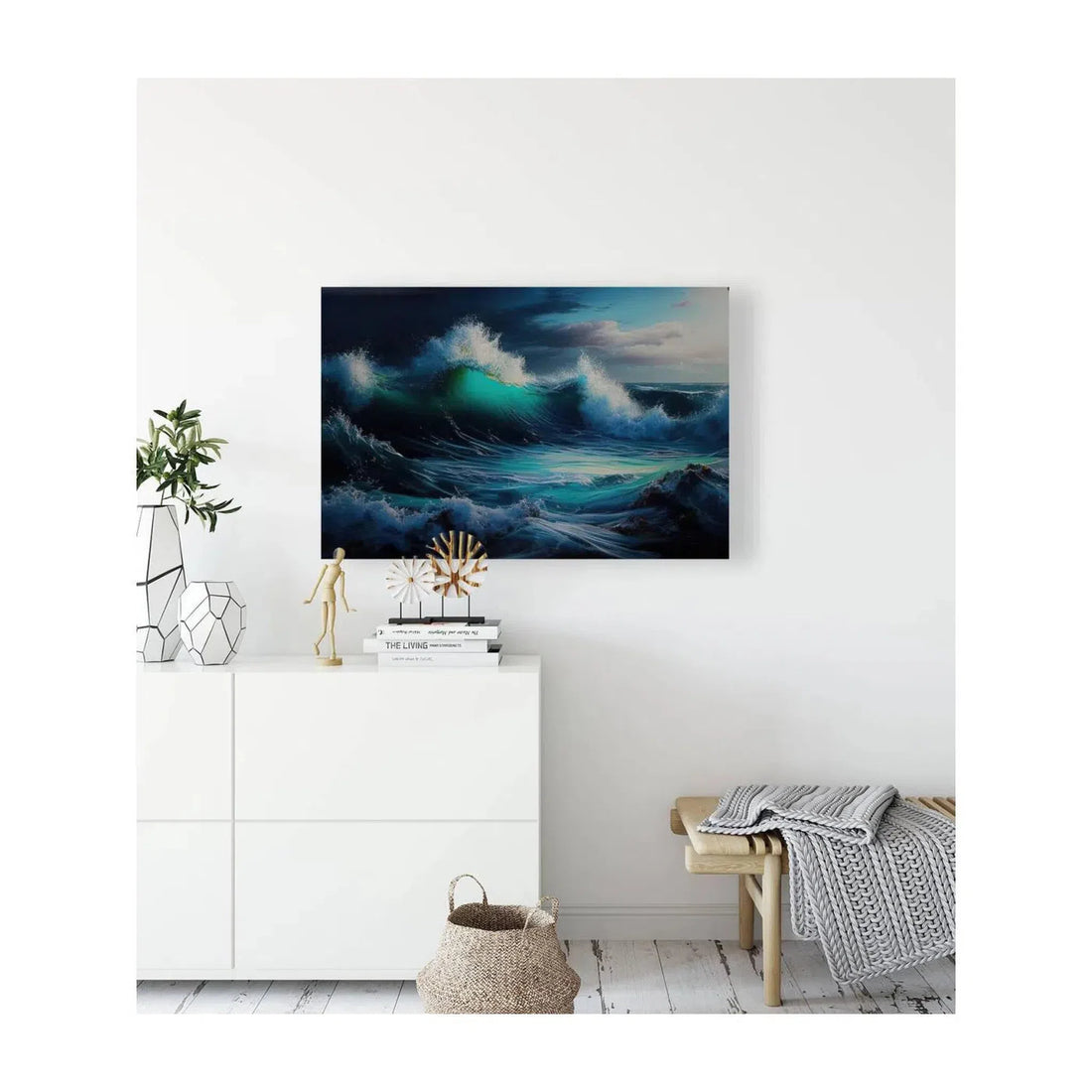 Breaker Tidal Waves, Sea Ocean Art Print 32505 Visual Wall Art