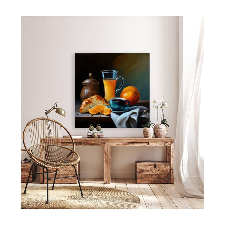 Brekky Still Life, Breakfast Food Nature Art Print 11702 Visual Wall Art