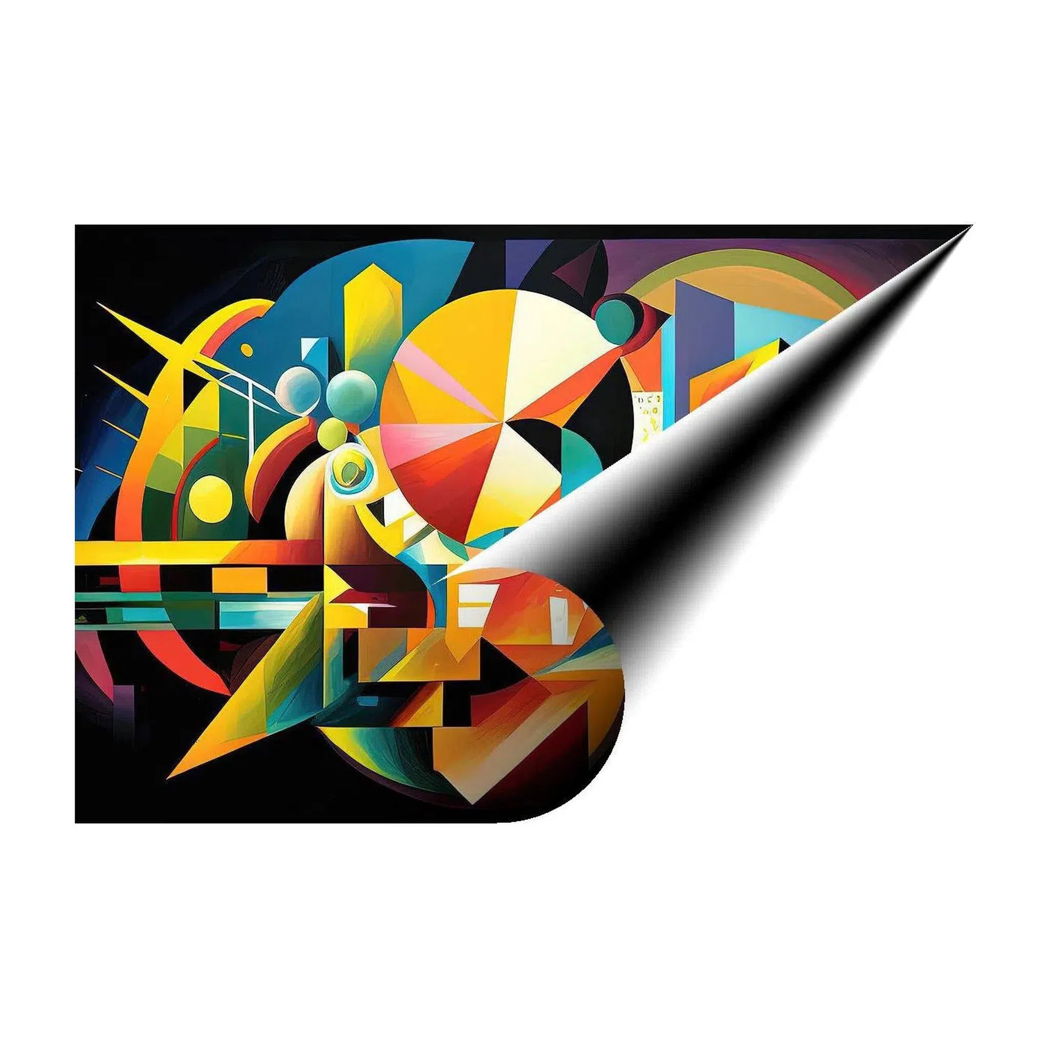 Bright Planet, Abstract Art Print 32808 Giclée Fine Art Matte Paper Print Visual Wall Art