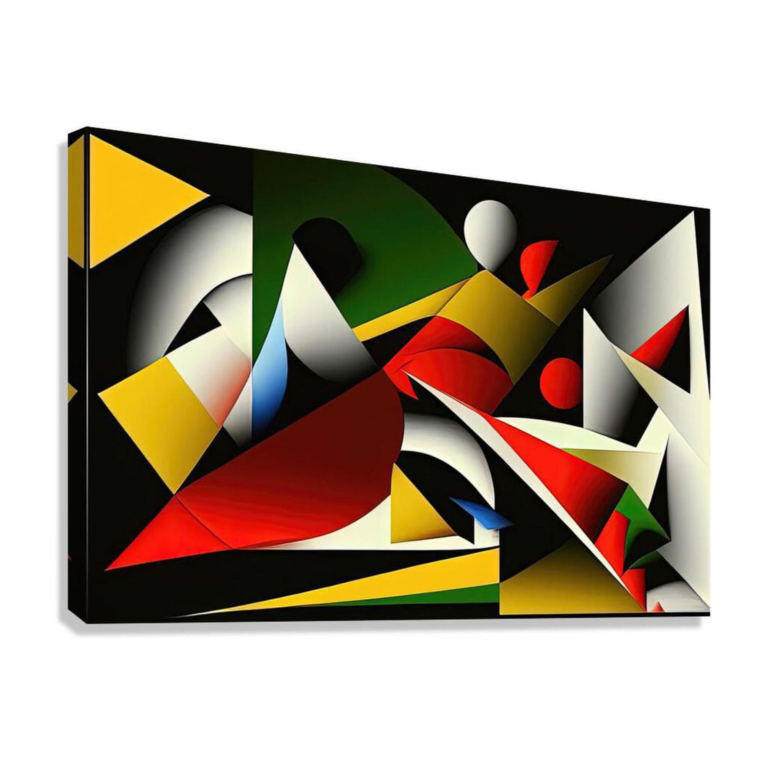 Broken, Abstract Art Print 32831 Giclée Stretched Canvas Print Visual Wall Art