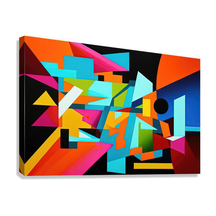 Broken Ii, Abstract Art Print 32815 Giclée Stretched Canvas Print Visual Wall Art