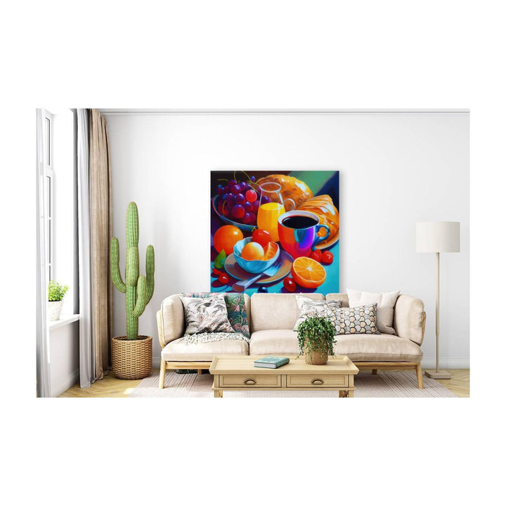 Brunch Still Life, Breakfast Food Nature Art Print11705 Visual Wall Art