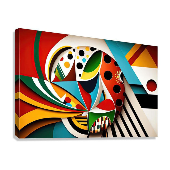 Calabazas, Abstract Art Print 32832 Giclée Stretched Canvas Print Visual Wall Art