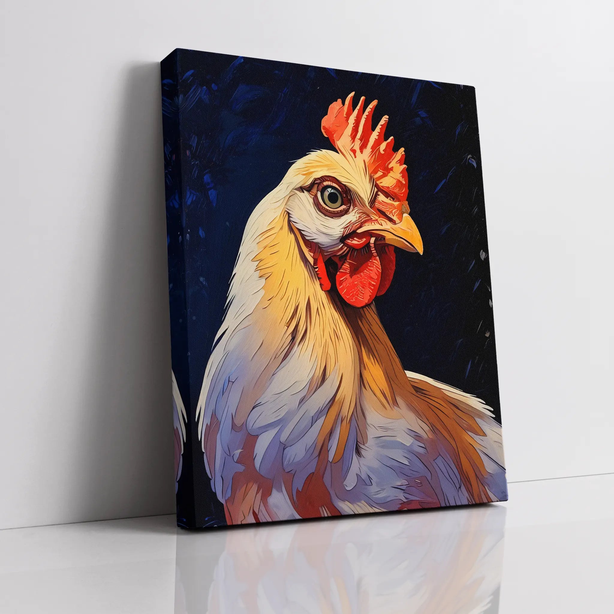 Calm Light Rooster Giclée Print 456012 Visual Wall Art AR3:4V-AR4:5V Giclée Print